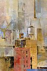 Tower Canvas Paintings - Water Tower I